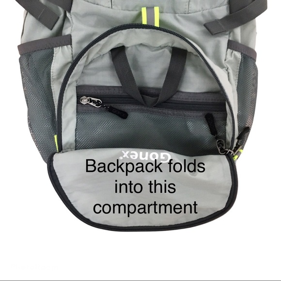 💕Gonex lightweight grey packable backpack - Picture 6 of 11